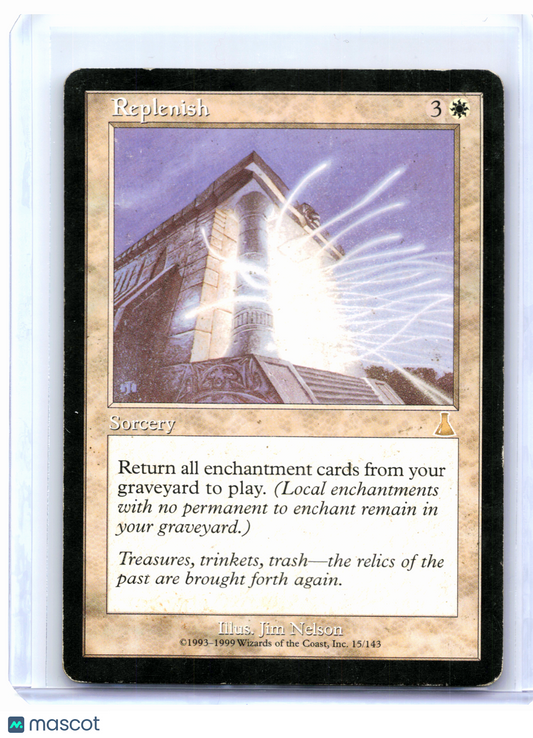 1999 Magic: TG—Replenish #15 Urza's Destiny—Rare Nonfoil [Heavily Played]