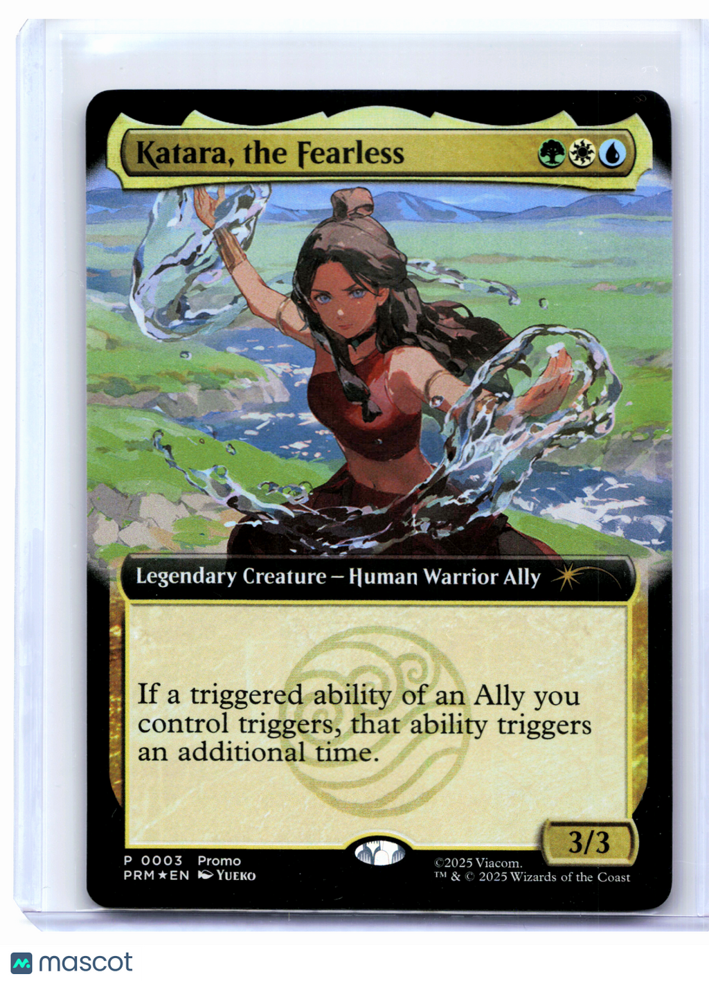 2025 MTG—Katara, the Fearless (Ext Art) #0003 Media Promos—Foil (SDCC 2025) [LP]