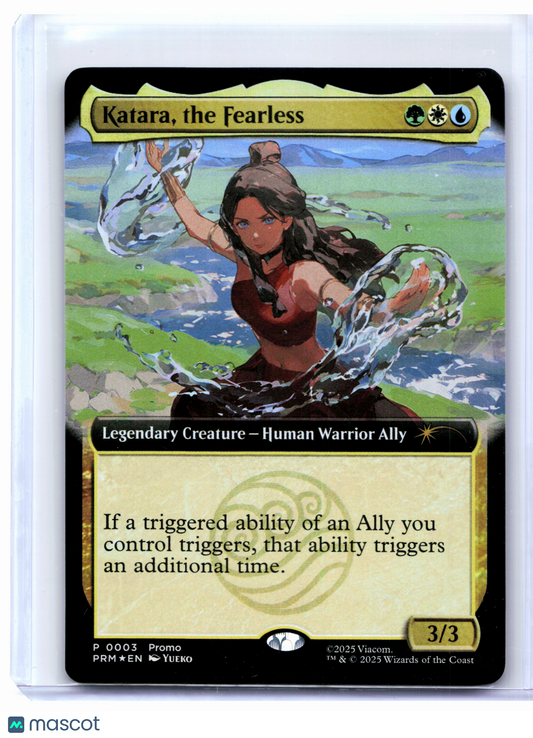 2025 MTG—Katara, the Fearless (Ext Art) #0003 Media Promos—Foil (SDCC 2025) [LP]