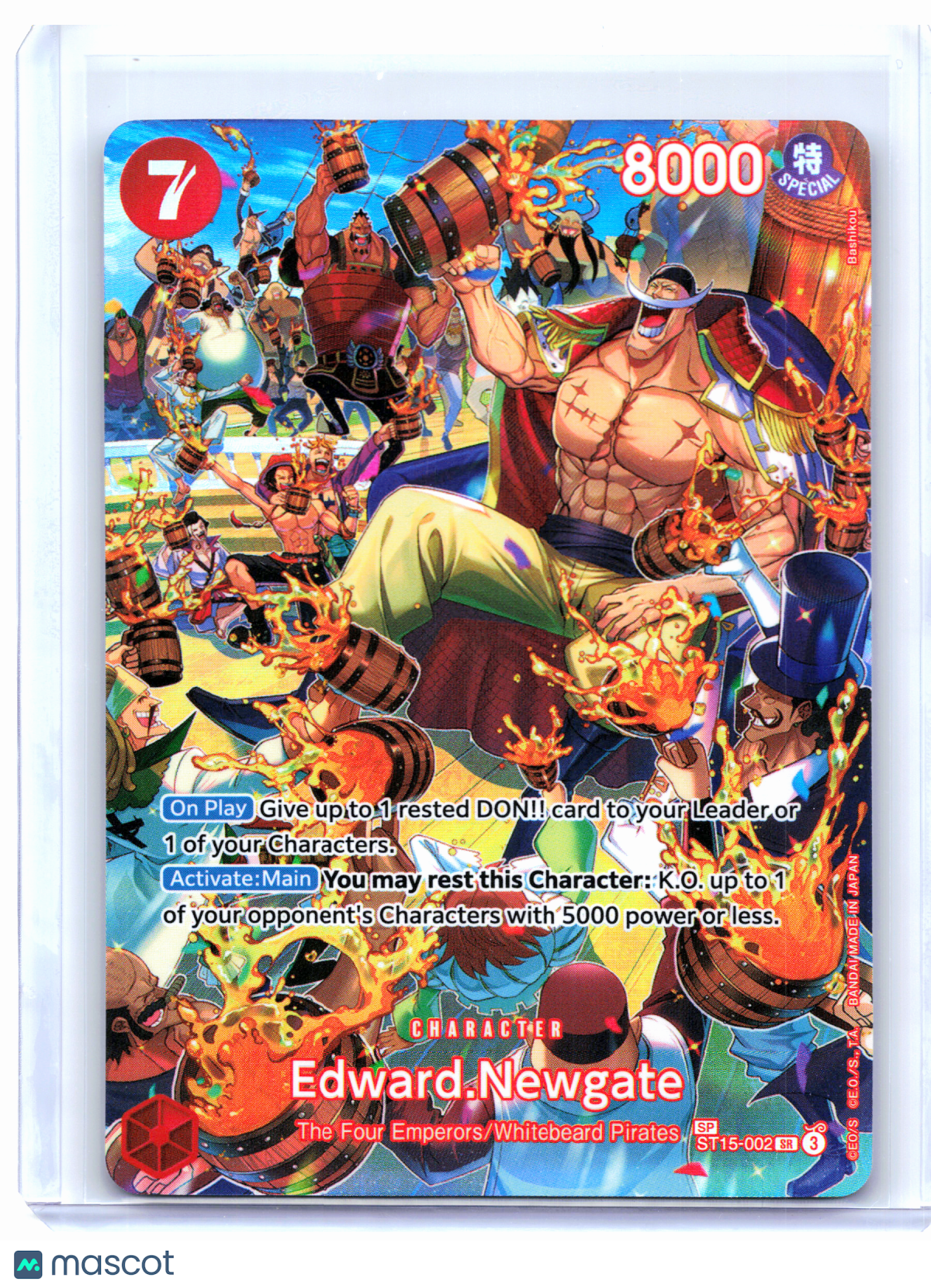 2025 One Piece—Edward.Newgate (SP) #ST15-002 Royal Blood—Super Rare Foil