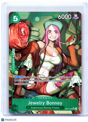2024 One Piece—Jewelry Bonney (Alternate Art) #OP07-026—Super Rare Foil