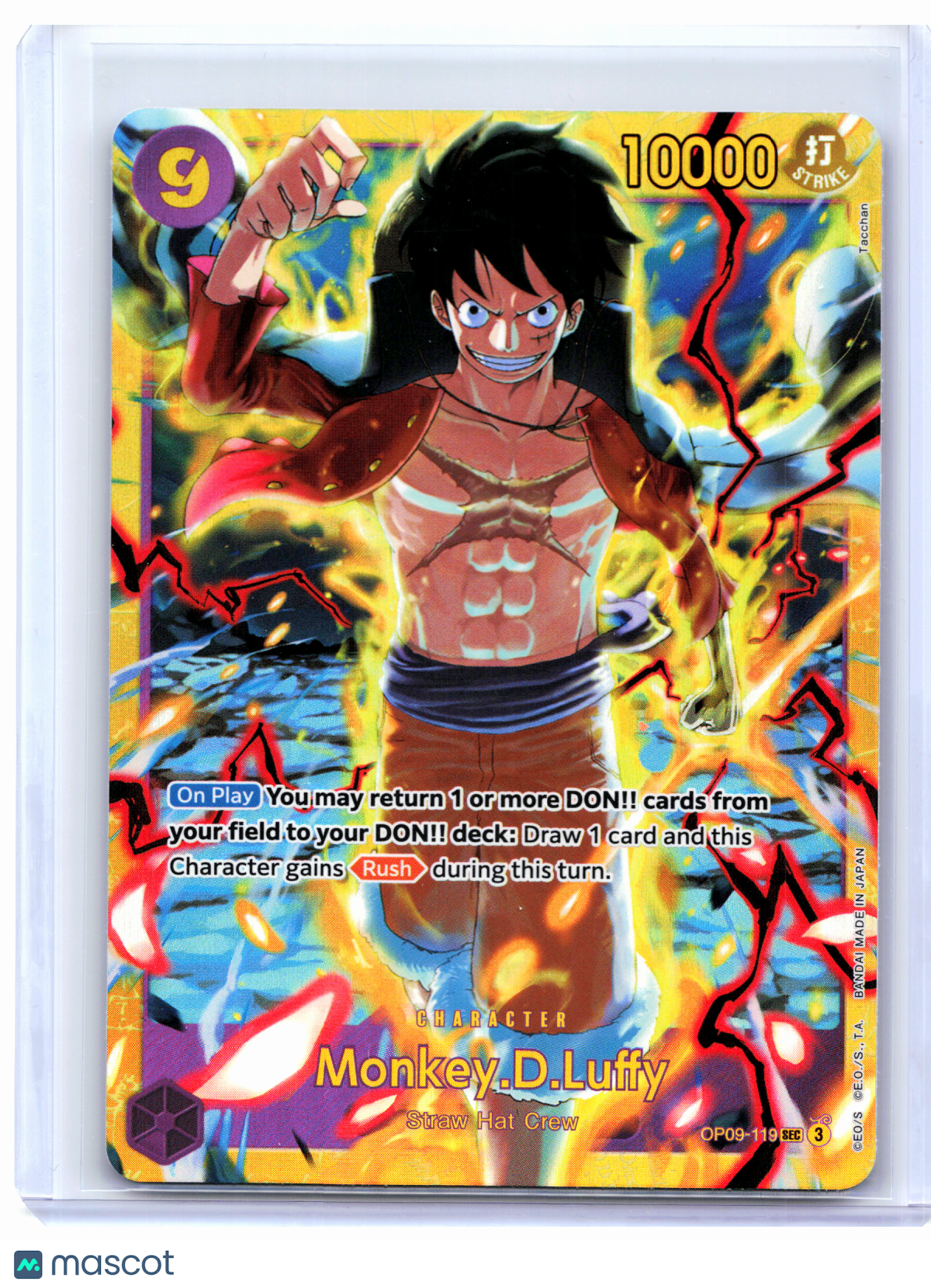 2024 One Piece—Monkey.D.Luffy #OP09-119 Emperors in the New World—SR Foil