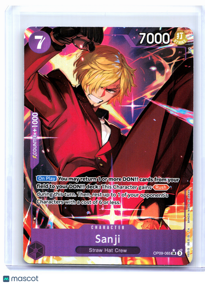 2024 One Piece—Sanji (Alternate Art) #OP09-065 Emperors in the New World—SR Foil