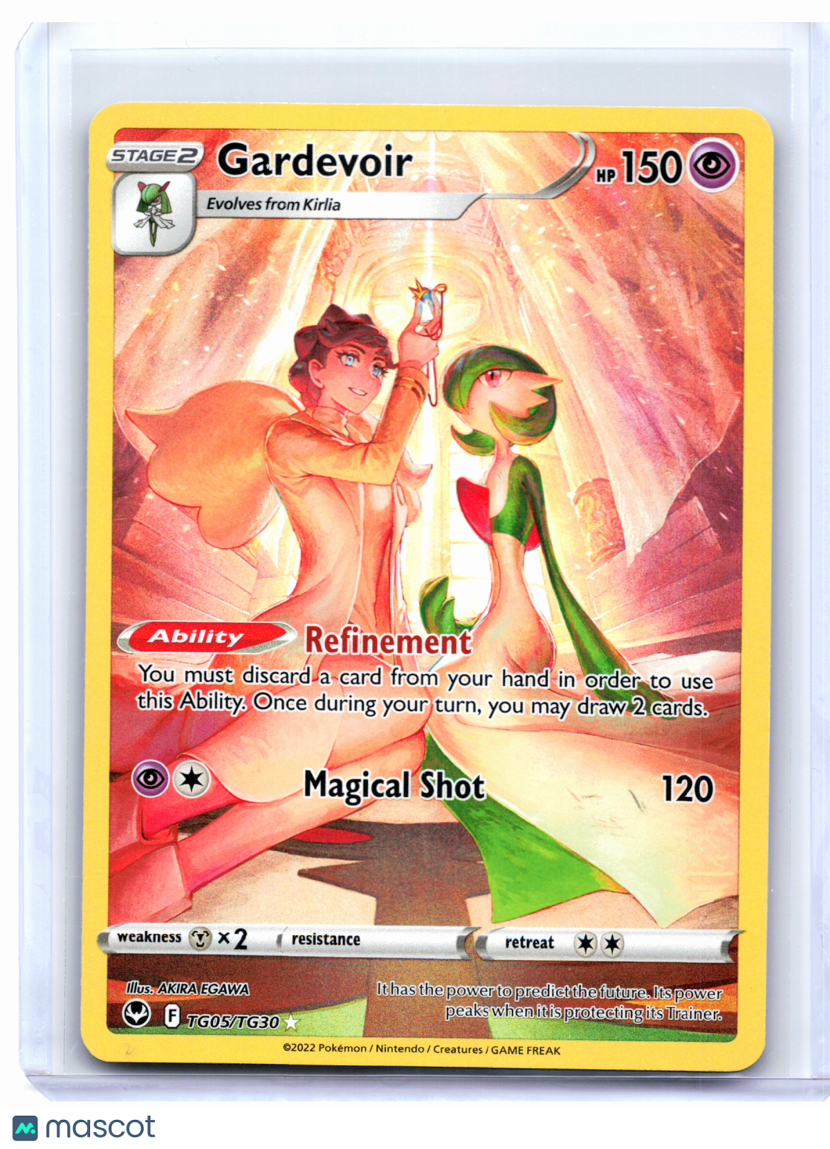 2022 Pokemon—Gardevoir #TG05/TG30 Astral Radiance Trainer Gallery—Ultra Rare