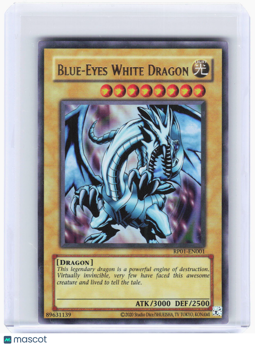 YuGiOh!—Blue-Eyes White Dragon #RP01-EN001 (RP01)—Ultra Rare Foil
