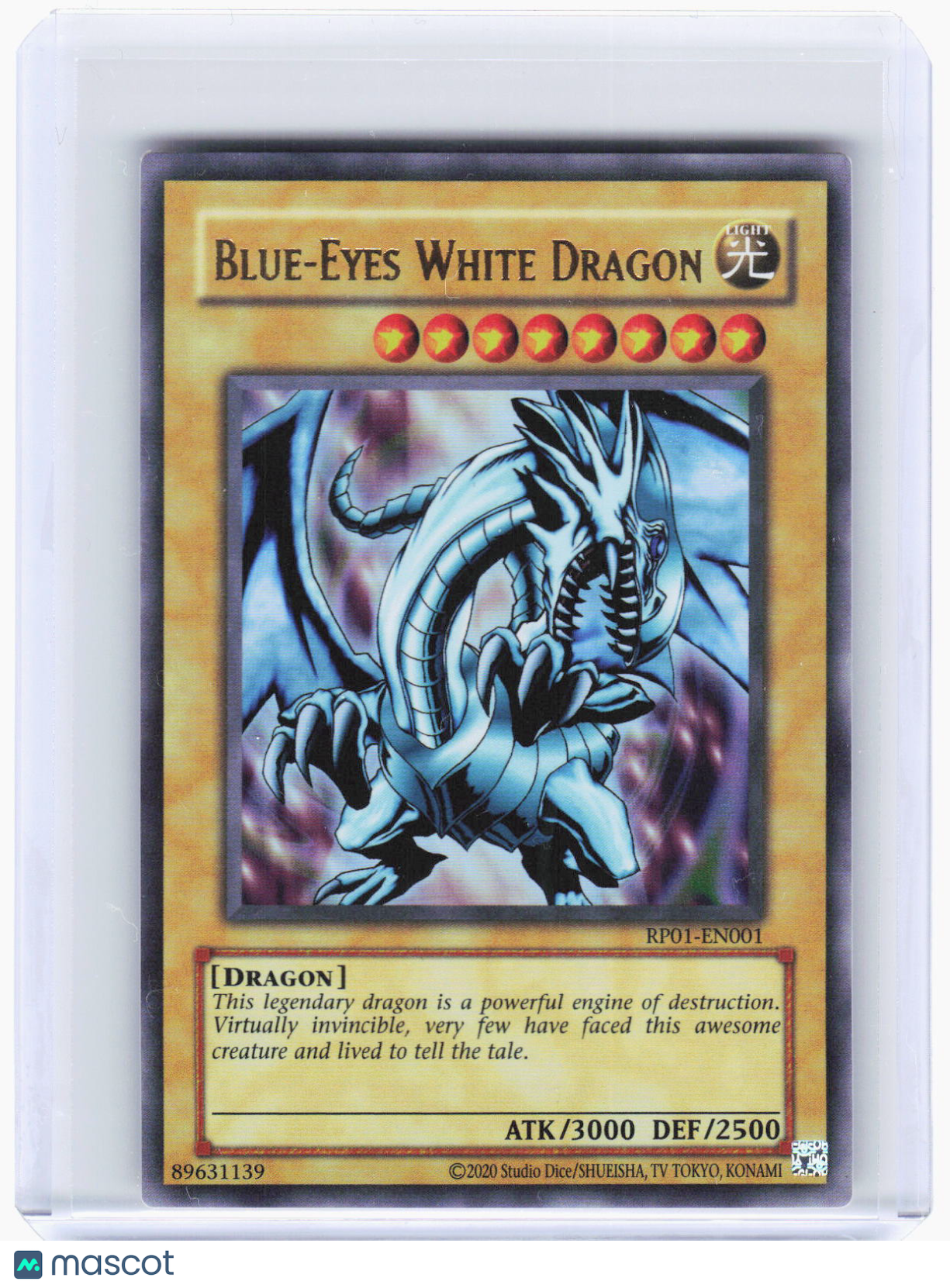YuGiOh!—Blue-Eyes White Dragon #RP01-EN001 (RP01)—Ultra Rare Foil