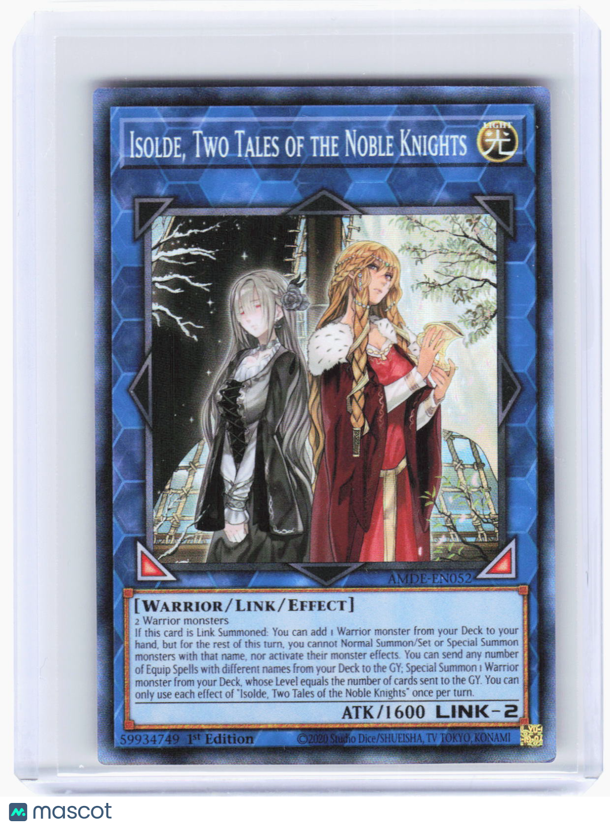 2023 YuGiOh!—Isolde, Two Tales of the Noble... #AMDE-EN052 (AMDE)—CR Foil 1st Ed