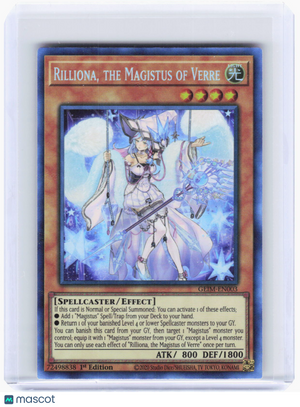 2020 YuGiOh!—Rilliona, the Magistus of Verre #GEIM-EN003 (GEIM)—CR Foil 1st Ed