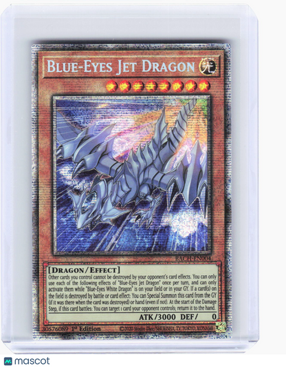 2022 YuGiOh!—Blue-Eyes Jet Dragon #BACH-EN004 Battle of Chaos—SR Foil 1st Ed