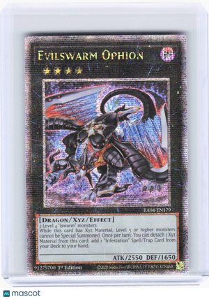 2023 YuGiOh!—Evilswarm Ophion #RA04-EN179 (RA04)—QCSR Foil 1st Ed