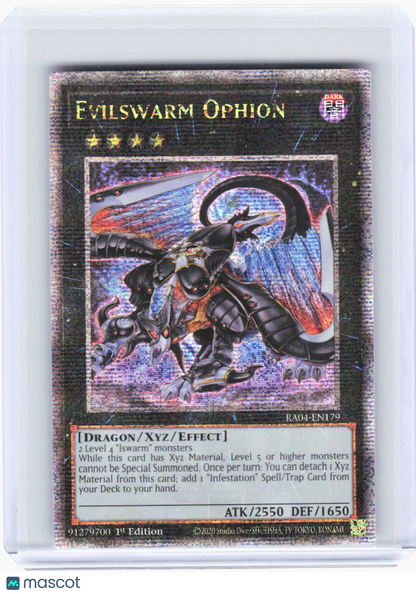 2023 YuGiOh!—Evilswarm Ophion #RA04-EN179 (RA04)—QCSR Foil 1st Ed