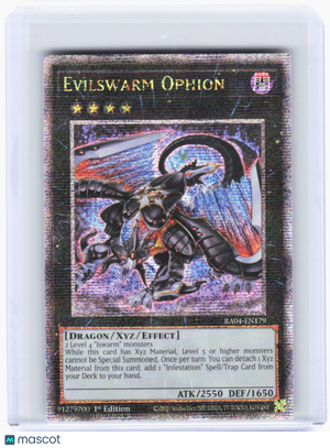 2023 YuGiOh!—Evilswarm Ophion #RA04-EN179 (RA04)—QCSR Foil 1st Ed