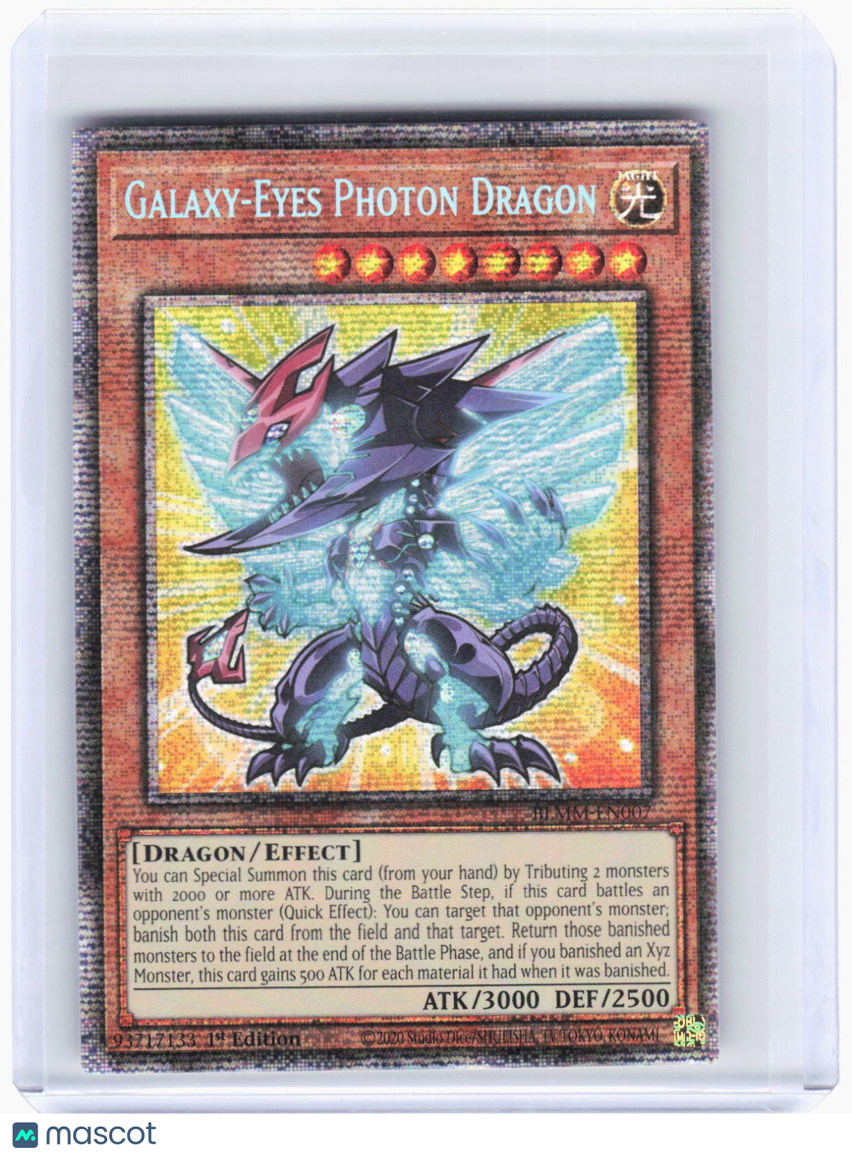 2025 YuGiOh!—Galaxy-Eyes Photon Dragon #BLMM-EN007 (BLMM)—SR Foil 1st Ed