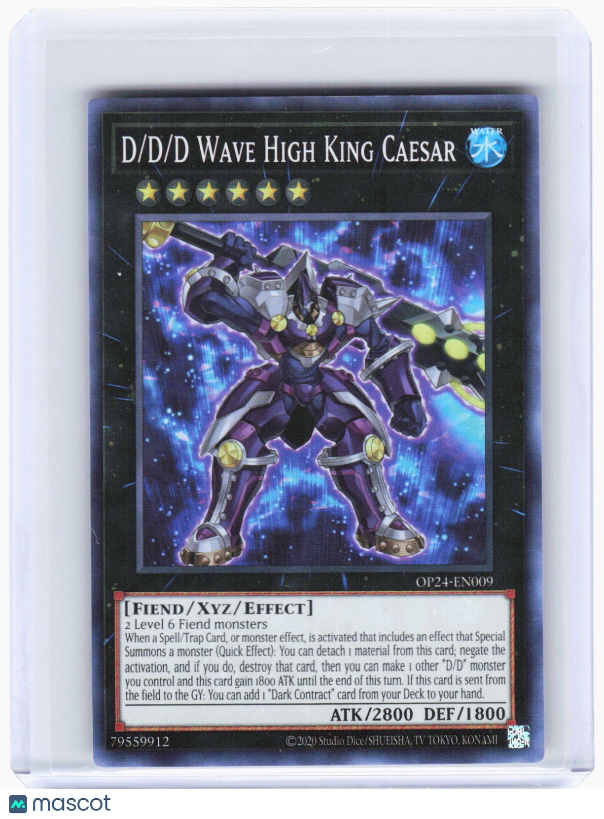 2024 YuGiOh!—D/D/D Wave High King Caesar #OP24-EN009 (OP24)—Super Rare Foil