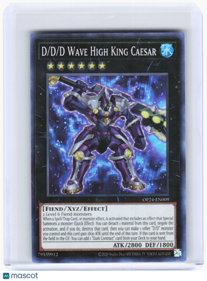 2024 YuGiOh!—D/D/D Wave High King Caesar #OP24-EN009 (OP24)—Super Rare Foil