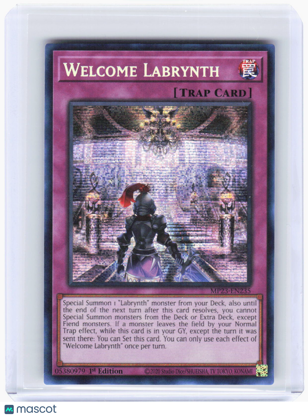 2023 YuGiOh!—Welcome Labrynth #MP23-EN235 (MP23)—PSR Foil 1st Edition
