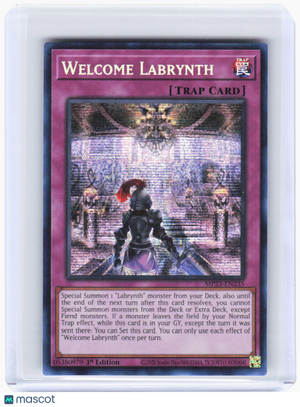 2023 YuGiOh!—Welcome Labrynth #MP23-EN235 (MP23)—PSR Foil 1st Edition