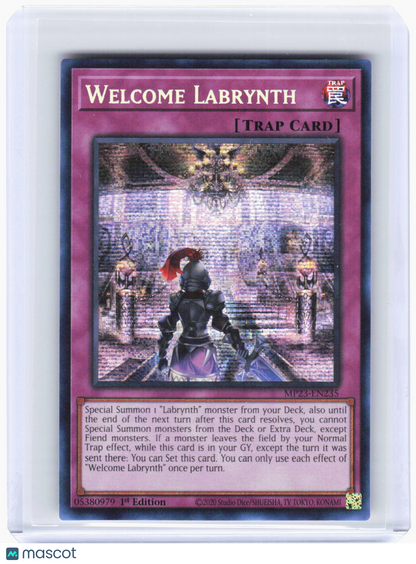 2023 YuGiOh!—Welcome Labrynth #MP23-EN235 (MP23)—PSR Foil 1st Edition
