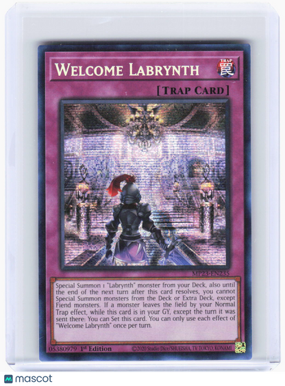 2023 YuGiOh!—Welcome Labrynth #MP23-EN235 (MP23)—PSR Foil 1st Edition