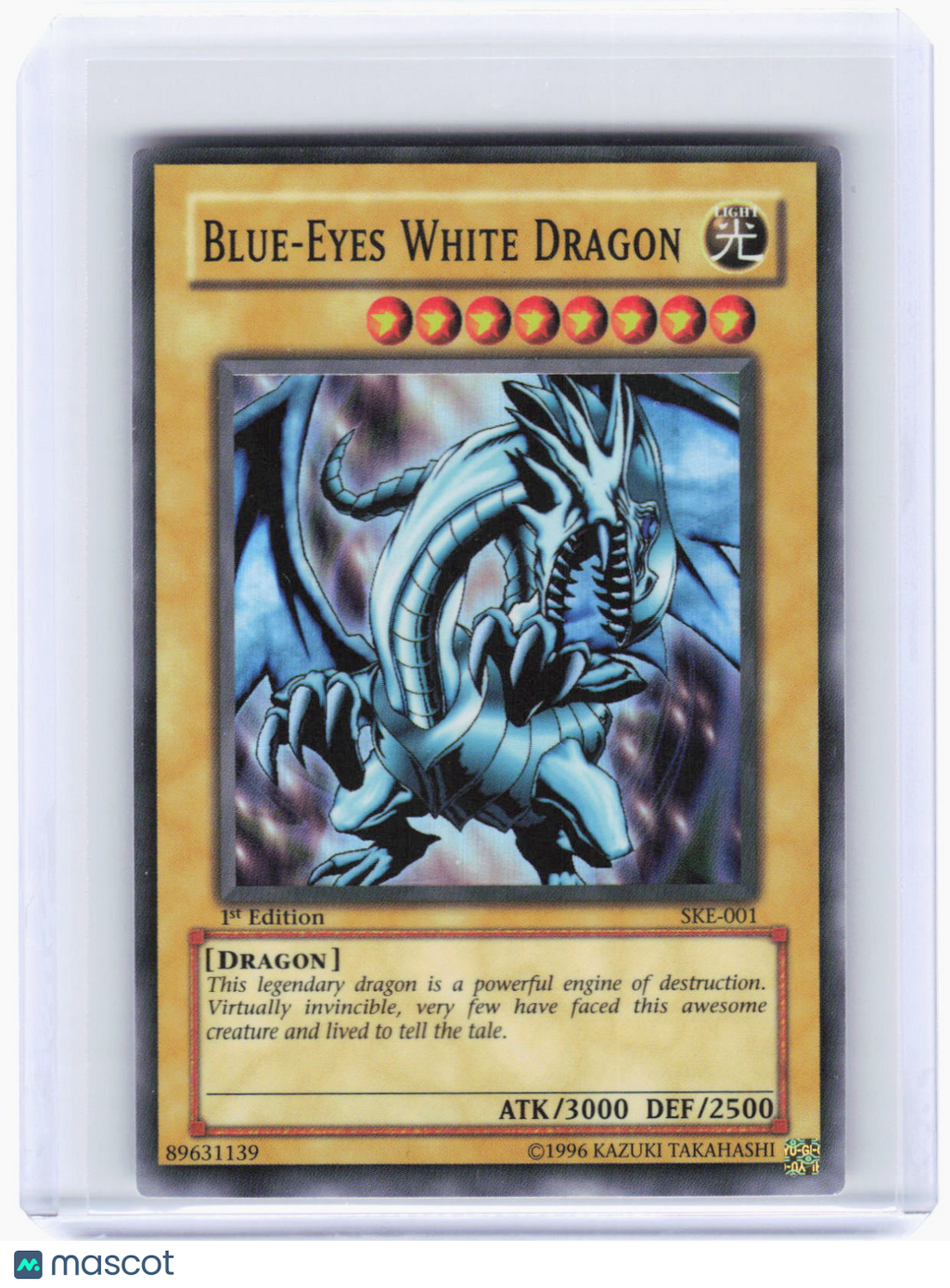 2004 Yu-Gi-Oh!—Blue-Eyes White Dragon #SKE-001 (SKE)—Super Rare Foil 1st Edition