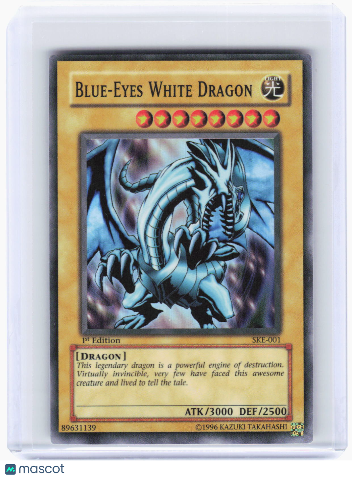 2004 Yu-Gi-Oh!—Blue-Eyes White Dragon #SKE-001 (SKE)—Super Rare Foil 1st Edition