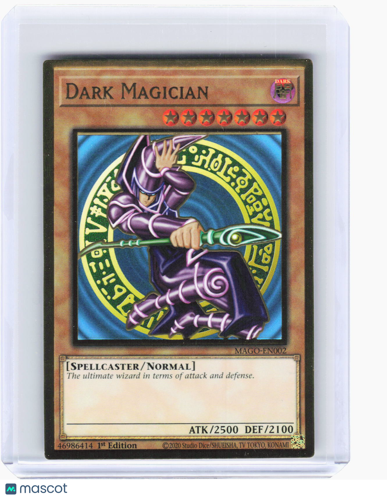 2020 YuGiOh!—Dark Magician #MAGO-EN002 Maximum Gold—MAGO-EN002 Foil 1st Edition