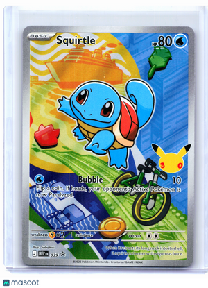 2026 Pokemon—Squirtle #039 Mega Evolution Promo—Black Star Promo Holo