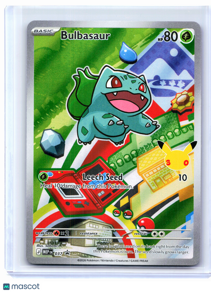2026 Pokemon—Bulbasaur #037 Mega Evolution Promo—Black Star Promo Holo
