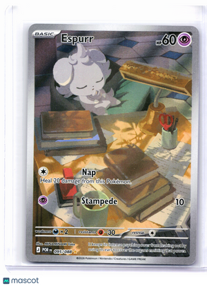 2026 Pokemon—Espurr #095/088 Perfect Order—Illustration Rare Holo