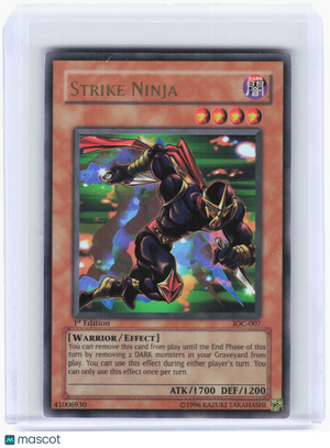 2004 YuGiOh!—Strike Ninja #IOC-007 Invasion of Chaos—Ultra Rare Foil 1st Edition