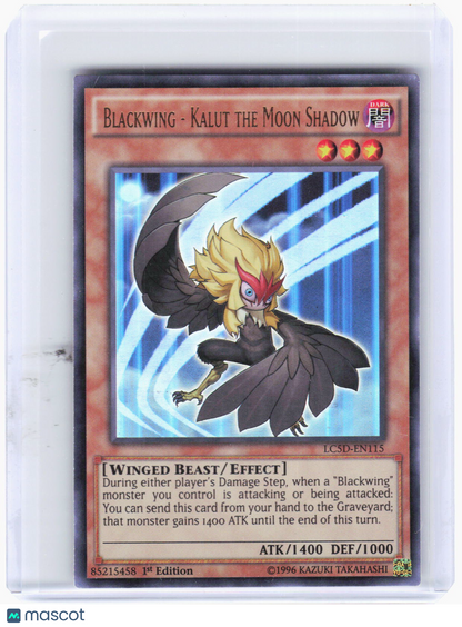 2012 YuGiOh!—Blackwing - Kalut the Moon Shadow #LC5D-EN115 (LC05)—UR Foil 1st Ed