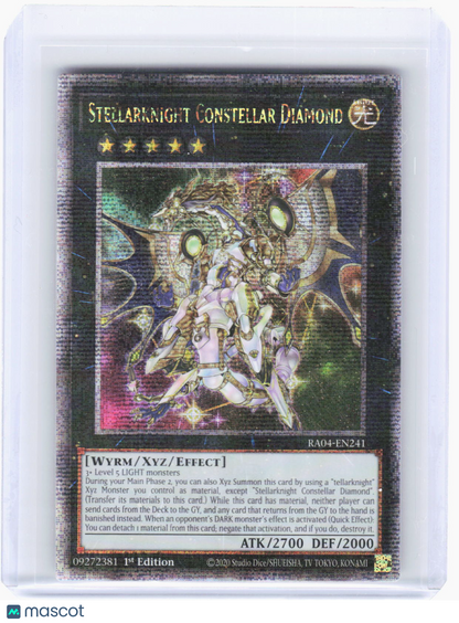 2023 YuGiOh!—Stellarknight Constellar Diamond #RA04EN241 (RA04)—QCSR Foil 1st Ed