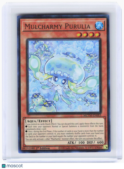 2024 YuGiOh—Mulcharmy Purulia #MZTM-EN083 Maze of the Master—UR Foil 1st Ed (LP)