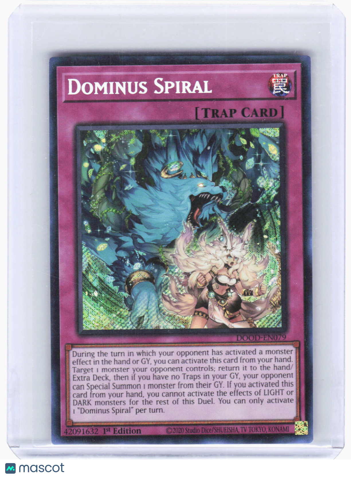 2025 YuGiOh!—Dominus Spiral #DOOD-EN079 (DOOD)—Secret Rare Foil 1st Edition