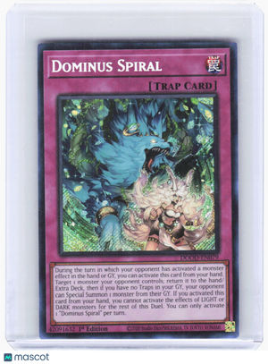 2025 YuGiOh!—Dominus Spiral #DOOD-EN079 (DOOD)—Secret Rare Foil 1st Edition