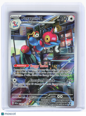 2023 Pokemon—Porygon-Z #214 Paradox Rift—Illustration Rare Holo