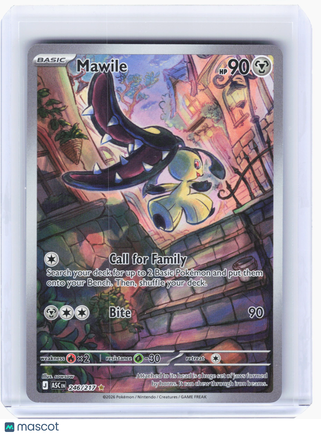 2026 Pokemon—Mawile #246 Ascended Heroes—Illustration Rare Holo
