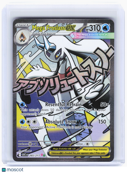 2026 Pokemon—Mega Froslass ex #265 Ascended Heroes—Mega Attack Rare Holo