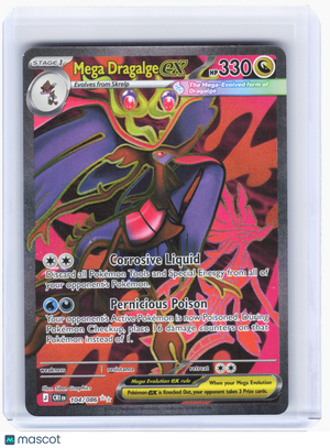 2026 Pokemon—Mega Dragalge ex #104 Chaos Rising—Ultra Rare Holo
