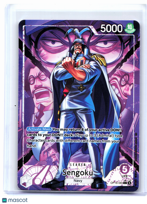 2026 One Piece—Sengoku (Alternate Art) #OP16-060 The Time of Battle—Leader Foil