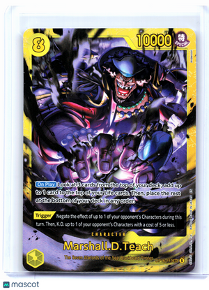2026 One Piece—Marshall.D.Teach #OP16-119 The Time of Battle—Secret Rare Foil