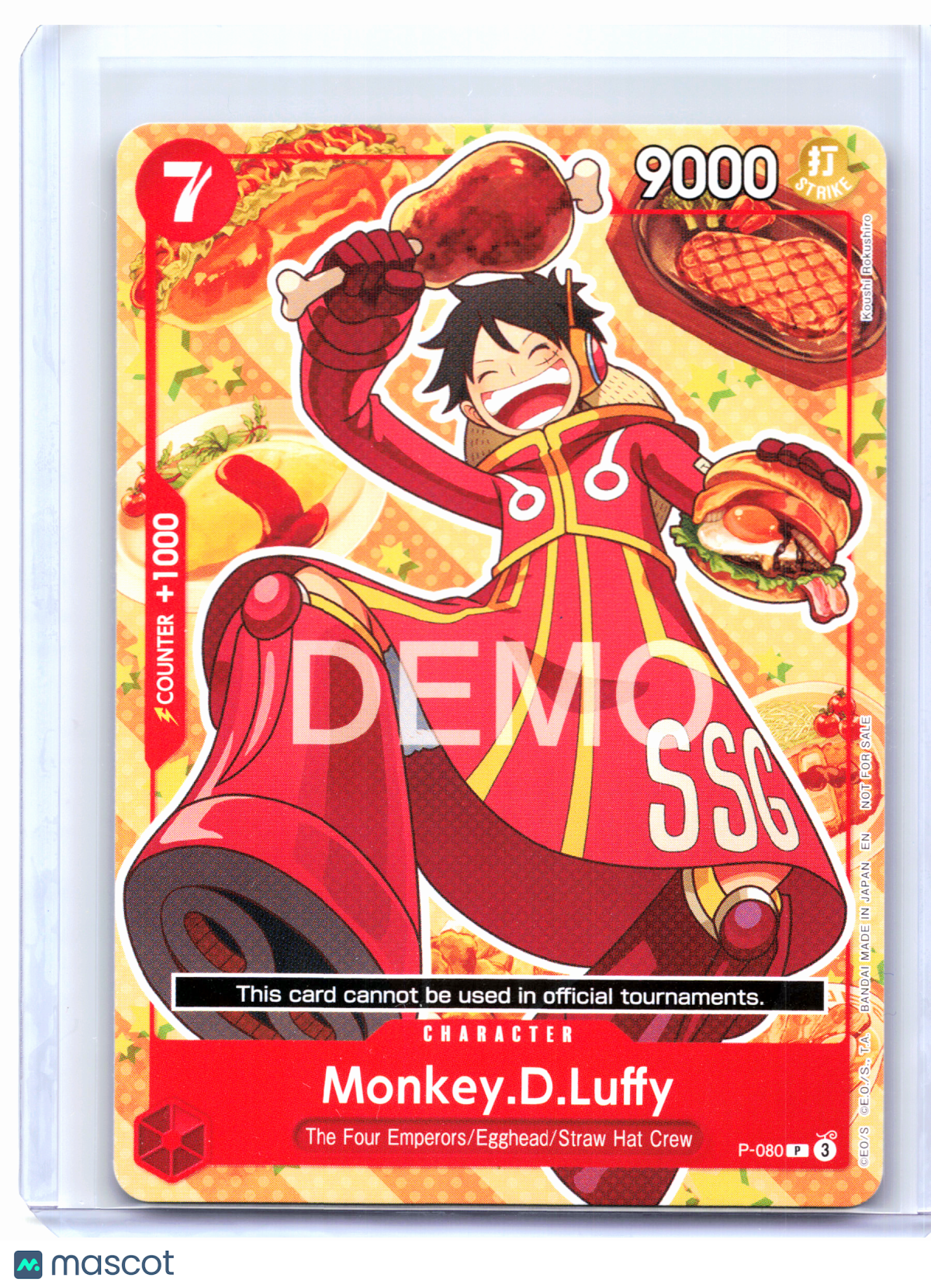 2025 One Piece—Monkey.D.Luffy (Bandai Fest 24-25) #P-080—Promo Foil (Demo Card)