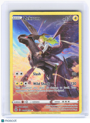 2022 Pokemon—Zekrom #TG05/TG30 Brilliant Stars Trainer Gallery—UR Foil (Damaged)
