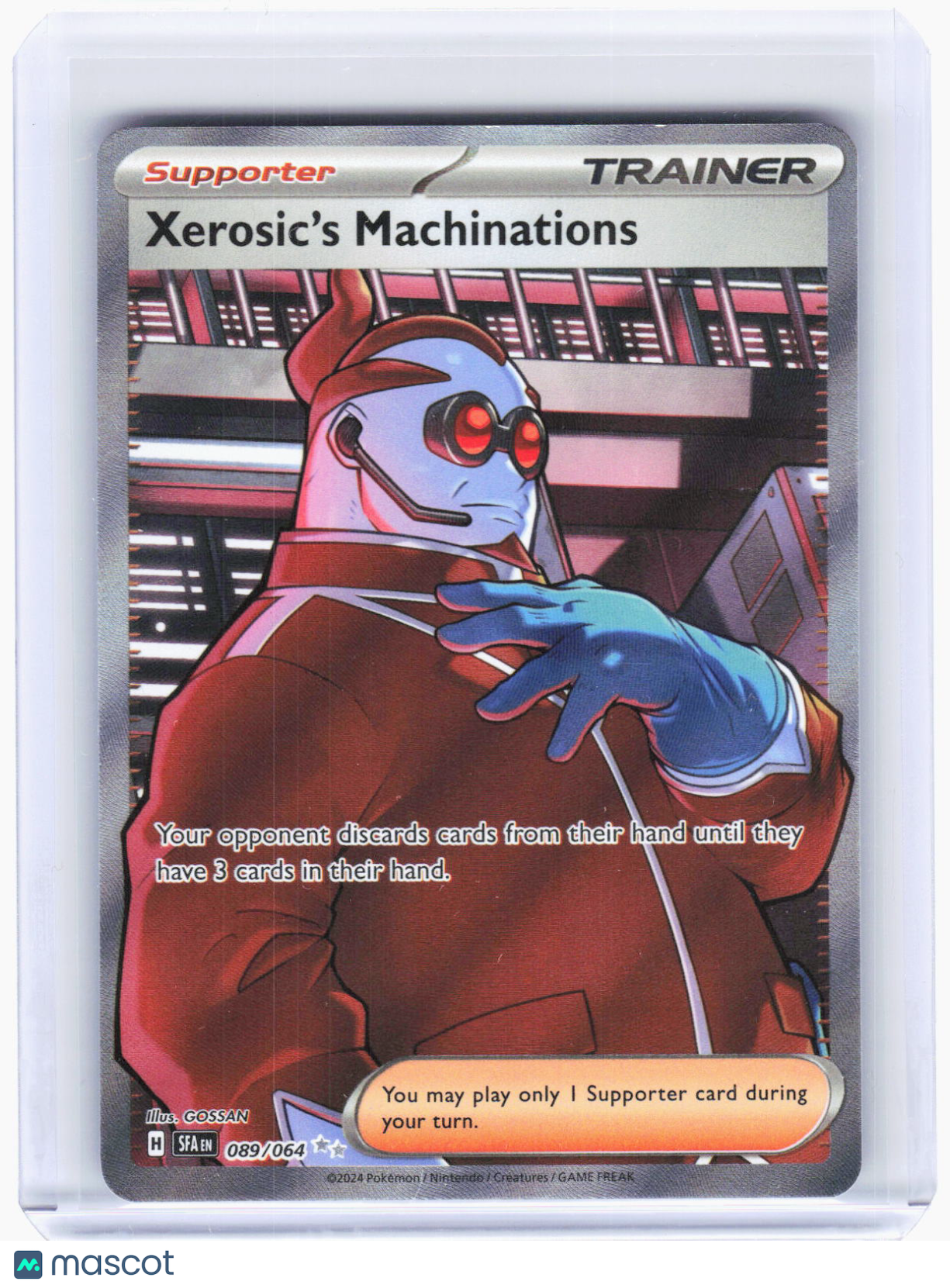 2024 Pokemon—Xerosic's Machinations #89/64 Shrouded Fable—Ultra Rare Foil