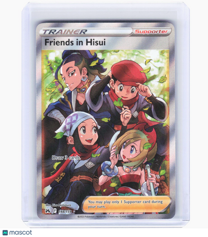 2023 Pokemon—Friends in Hisui (Full Art) #148/159 Crown Zenith—Ultra Rare Foil