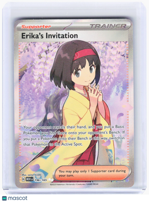 2023 Pokemon—Erika's Invitation #196/165 Scarlet & Violet 151—Ultra Rare Foil