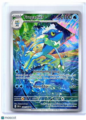 2026 Pokemon—Frogadier #089/086 Chaos Rising—Illustration Rare Holo