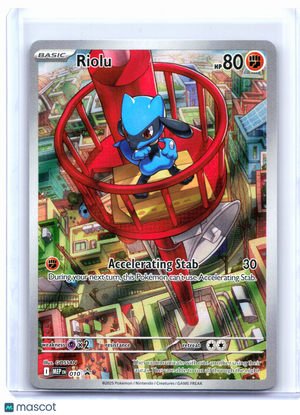 2025 Pokemon—Riolu #010 Mega Evolution Promo—Black Star Promo Holo