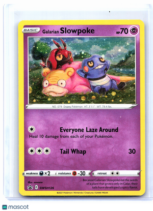 2021 Pokemon—Galarian Slowpoke #SWSH126 Sword & Shield Promo—Promo Holo