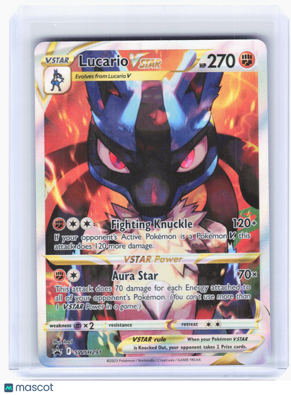 2023 Pokemon—Lucario VSTAR #SWSH291 Sword & Shield Promo—Black Star Promo [HP]